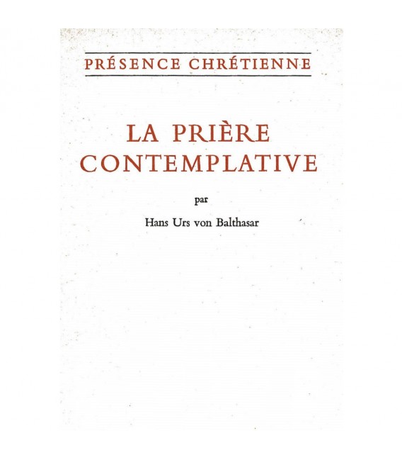 La prière contemplative (Occasion)