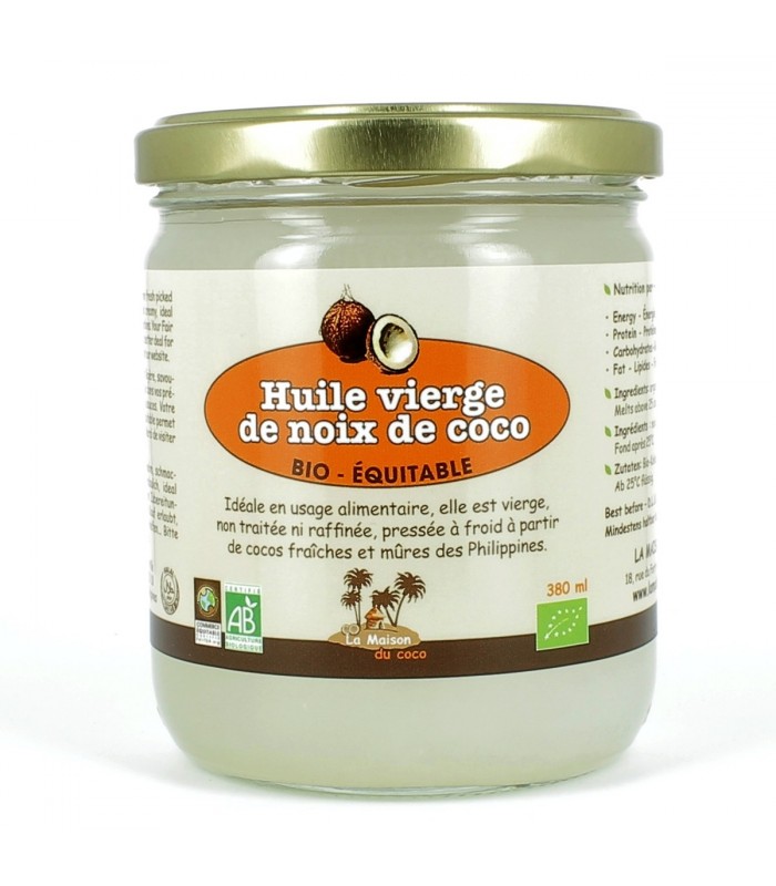 Produit naturel Huile de noix de coco Coco Therapy - woouf