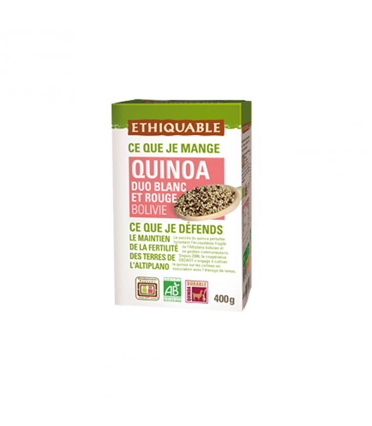 Duo de quinoa blanc & rouge bio & équitable