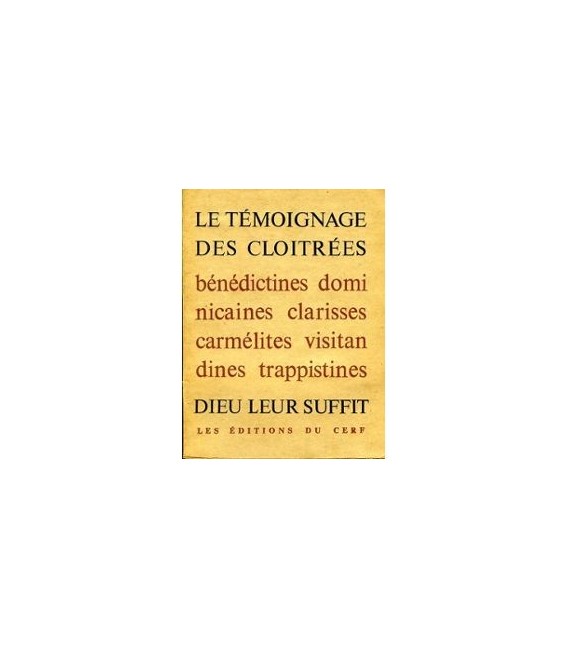 Le mystère monastique, un moine bénédictin