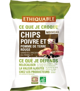 PROMO - Chips Poivre et Sel de Pomme de Terre Rouge - bio & équitable