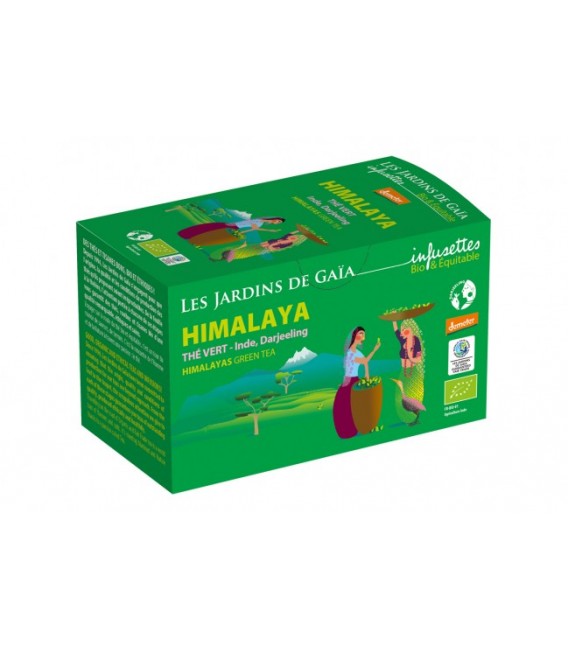 Himalaya - Thé vert - Inde, Darjeeling bio & demeter & équitable