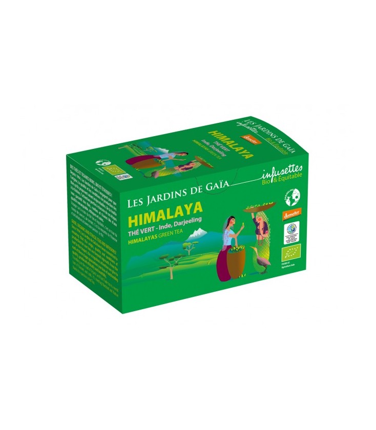 Himalaya - Thé vert - Inde, Darjeeling bio & demeter & équitable