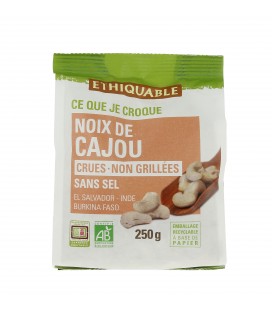 Noix de Cajou Crues - Non Grillées Sans Sel bio & équitable