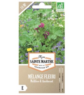 MÉLANGE FLEURI - Mellifère et Améliorant AB - Semences reproductibles bio