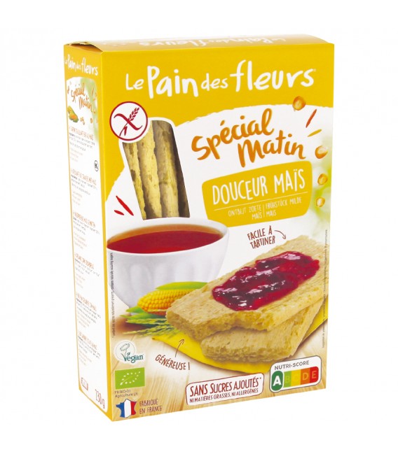 Tartines Spécial Matin au Maïs Gourmand sans gluten bio