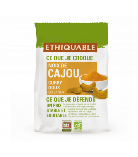 DATE DÉPASSÉE - Noix de Cajou Curry Doux bio & équitable