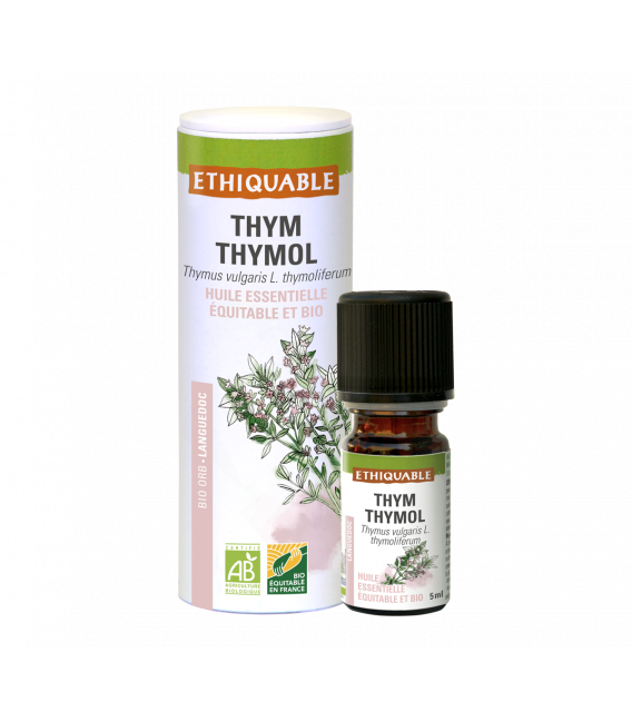 Thym Thymol - Huile essentielle bio & équitable