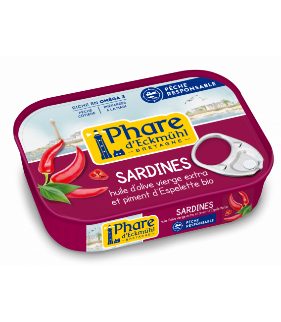 Sardines au piment d'Espelette bio