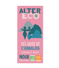 Chocolat NOIR Sel Rose de l'Himalaya bio et équitable