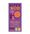 Chocolat NOIR Fruit de la Passion Croquant et Acidulé bio et équitable