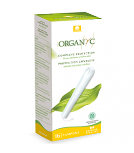 DATE PROCHE - Tampons Régulier AVEC applicateur 100% coton bio - Vegan