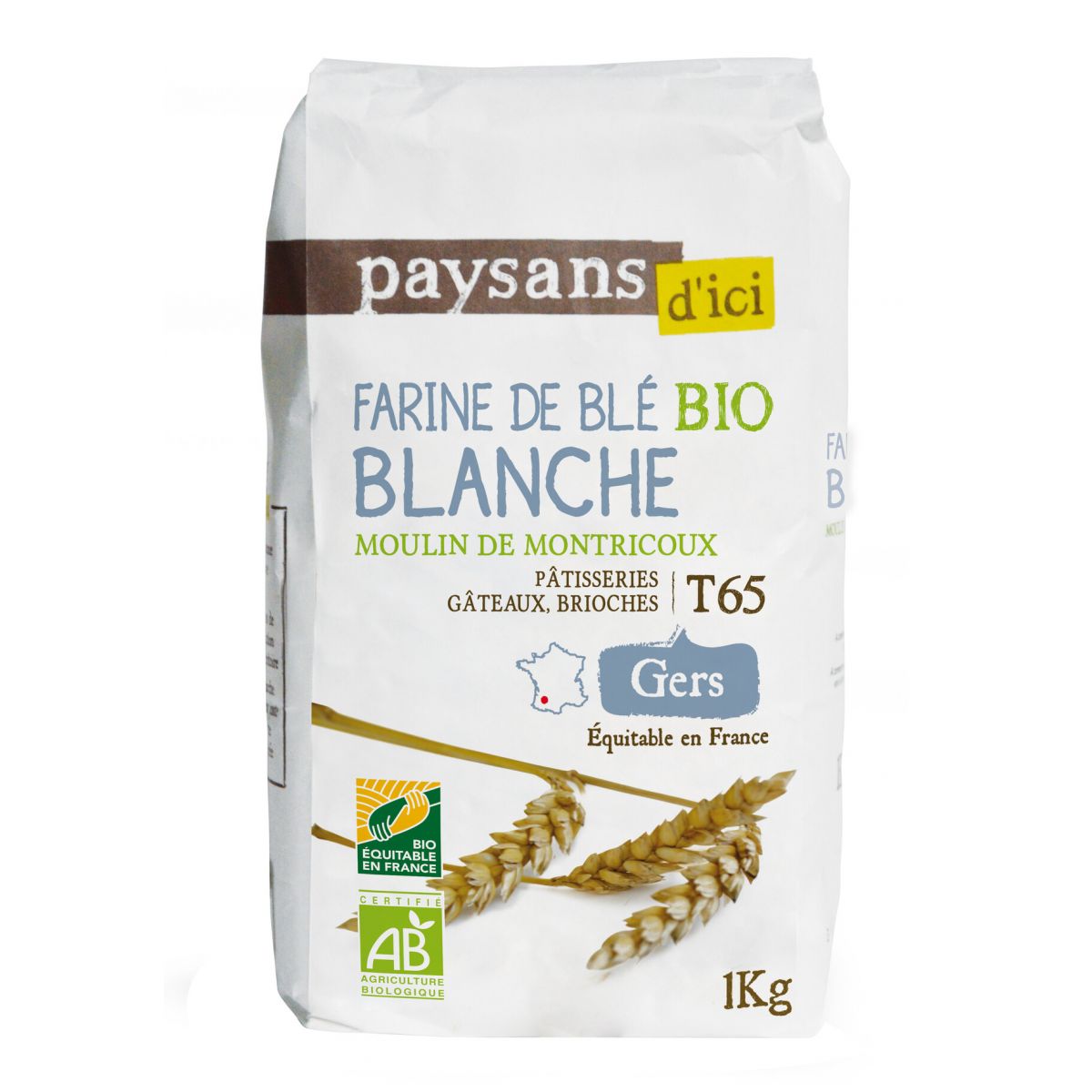 Farine de blé T65 – 100g