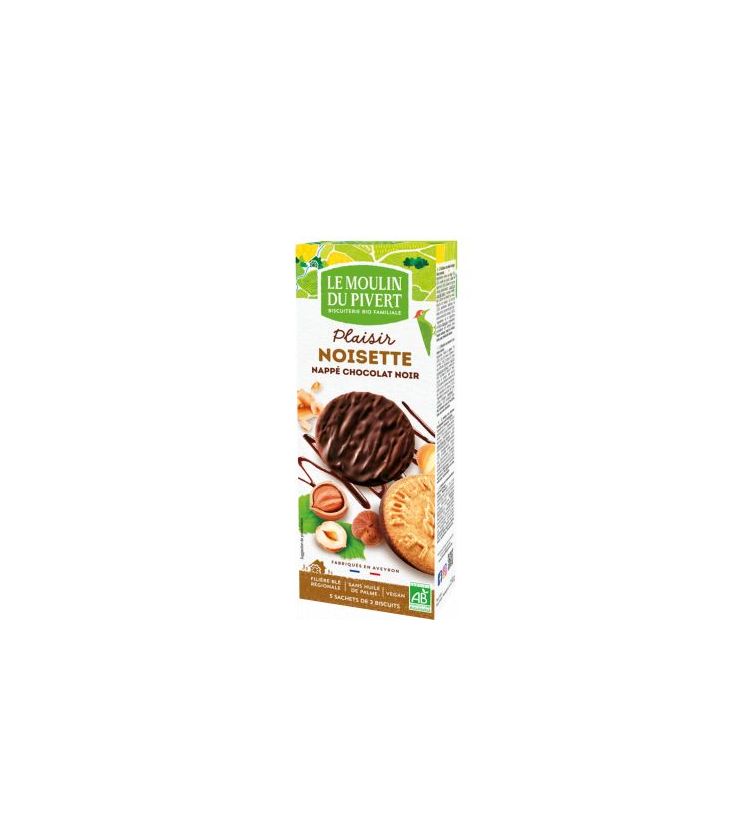 Biscuits Plaisir Noisette Chocolat Noir Bio