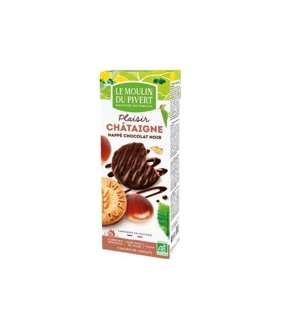 Biscuits Plaisir Châtaigne Chocolat Noir Bio