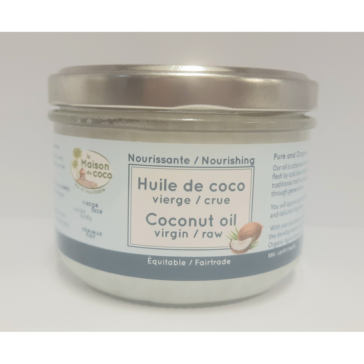 Huile pour cheveux à la noix de coco (200ml) - Coconut Hair Oil - Cosmétique