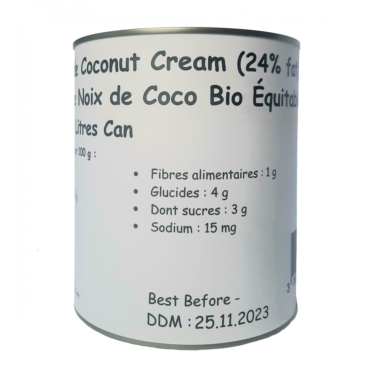 Crème de coco bio