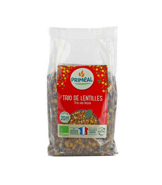 Trio de lentilles bio