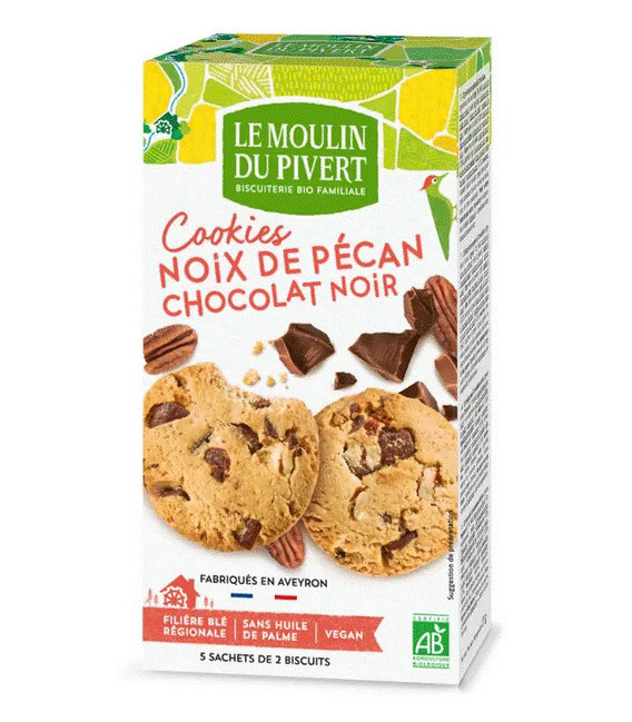 Cookies noix de Pécan et pepites de chocolat bio