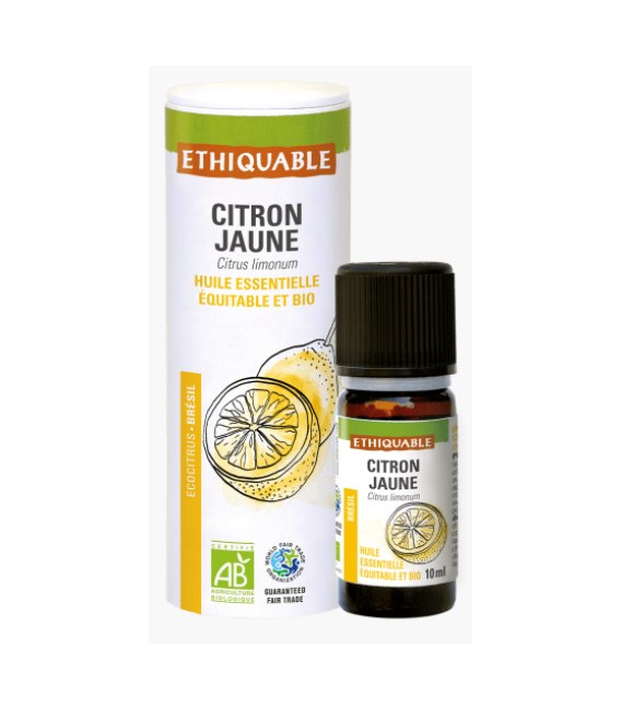 Citron jaune - Huile essentielle bio & équitable