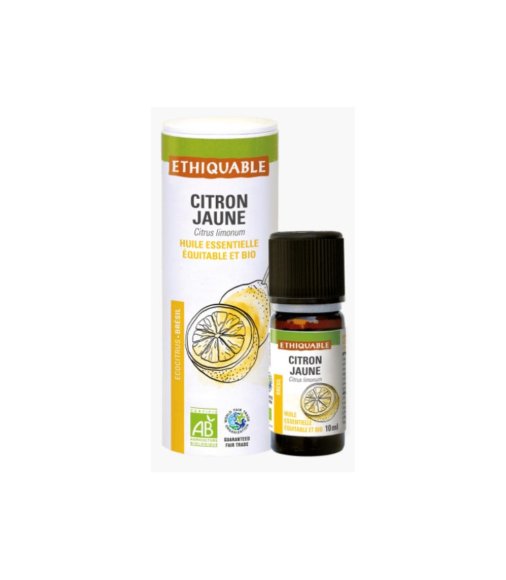 Citron jaune - Huile essentielle bio & équitable