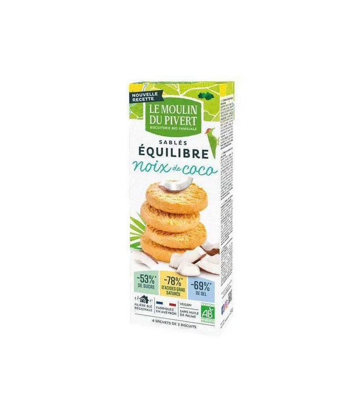 Biscuits bio Equi'libre Coco Bio & Vegan