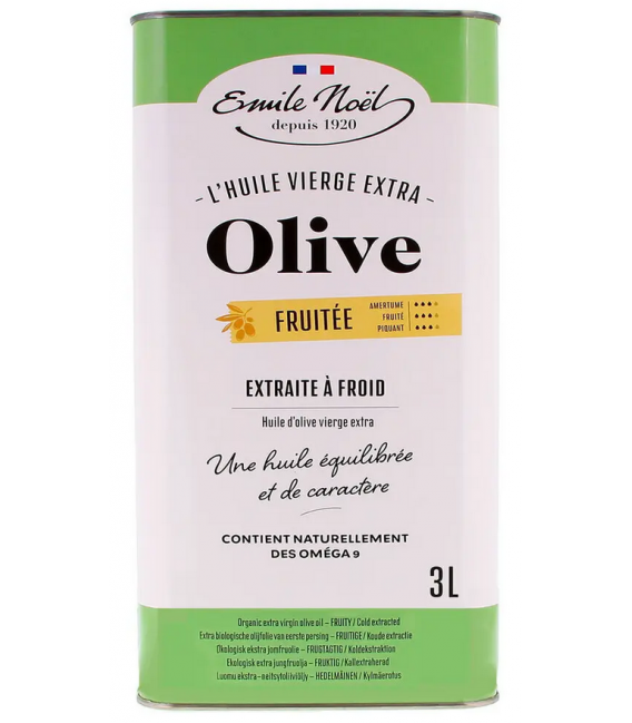 Huile d'Olive Vierge Extra Bio Fruitée 3 L