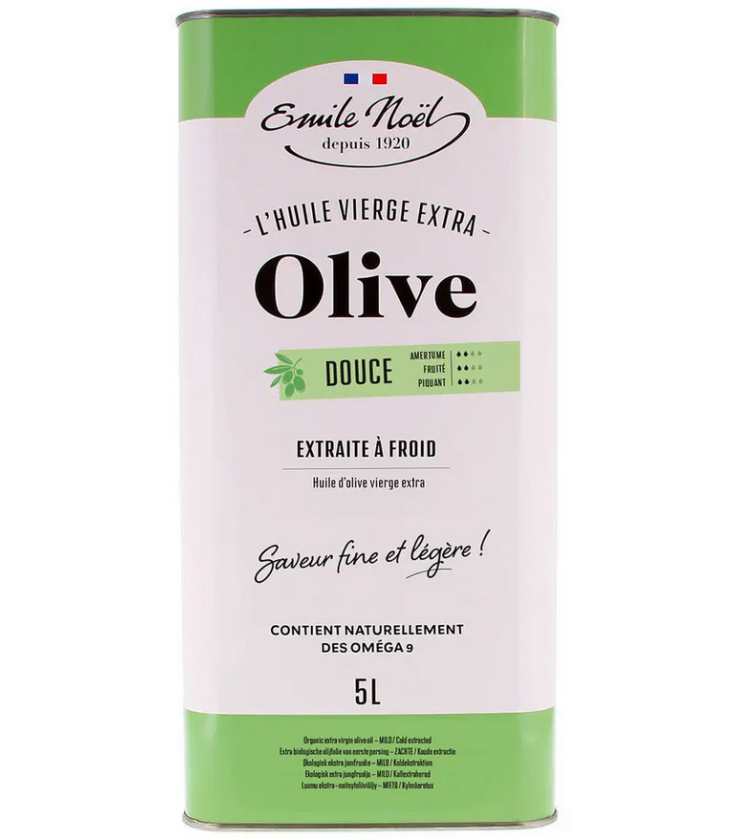 Huile d'olive vierge extra douce bio 5 L