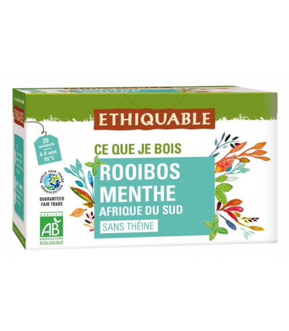 Rooibos Menthe d'Afrique du Sud bio & équitable