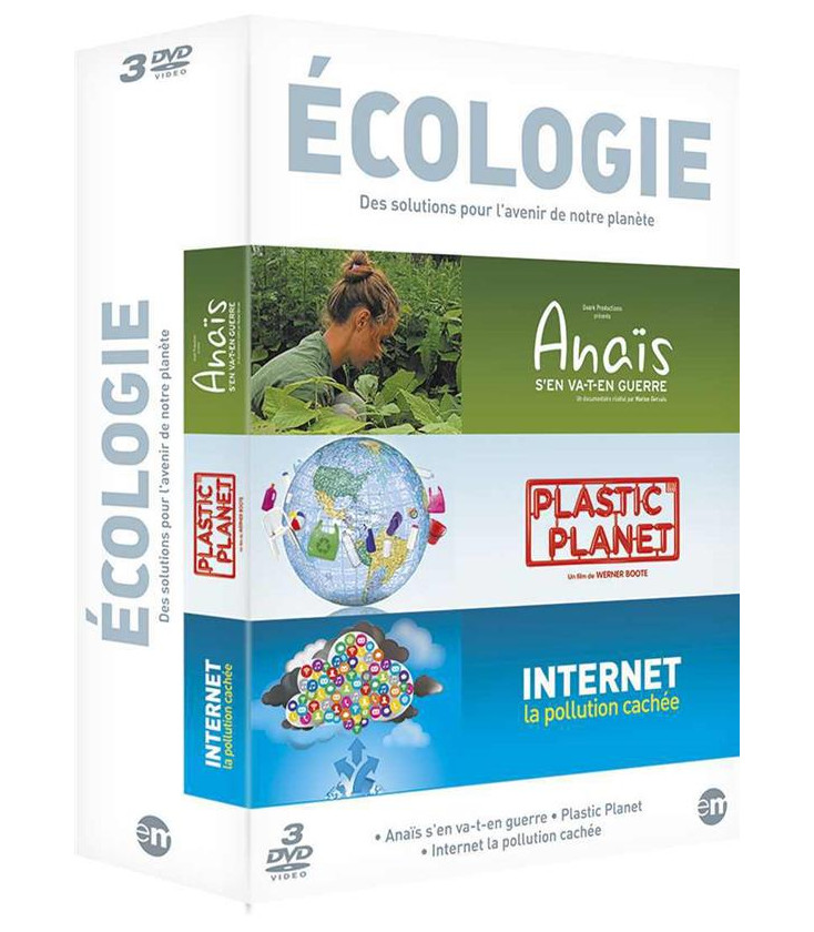 Écologie - Coffret (Anaïs s'en va-t-en Guerre + Plastic Planet + Internet : La Pollution cachée)