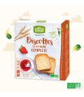 DATE PROCHE - Biscottes à la farine complète bio et équitables