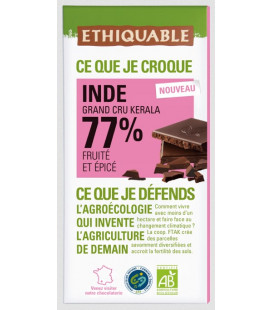 Chocolat Noir Grand Cru 88% bio & équitable