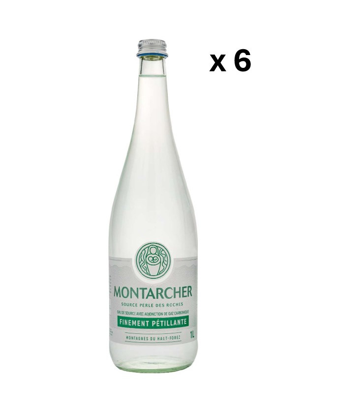 L'eau de source de Montarcher- Eau pétillante 1L