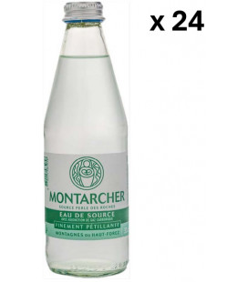 L'eau de source de Montarcher- Eau pétillante 33 cL