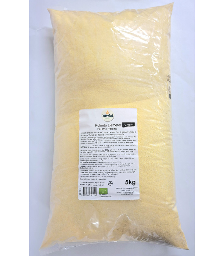 DATE PROCHE - Polenta Demeter bio VRAC RHD 5 kg