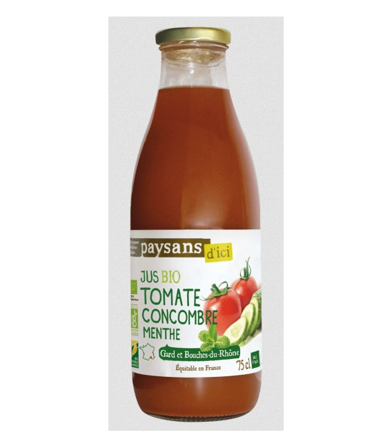 Pur jus de tomate de Marmande bio & équitable