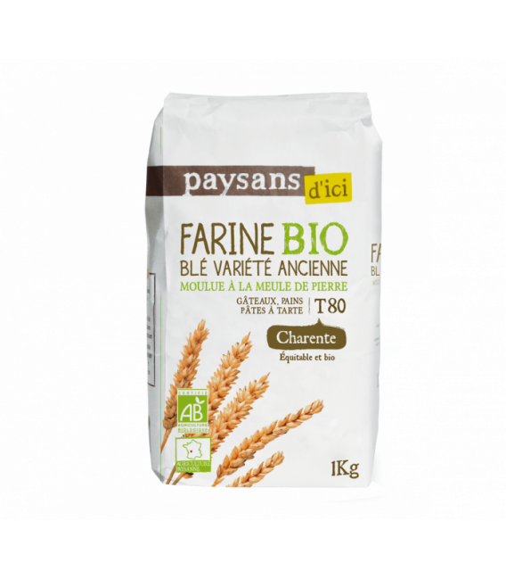 PROMO - Farine de Blé Variété Ancienne T80 bio & équitable