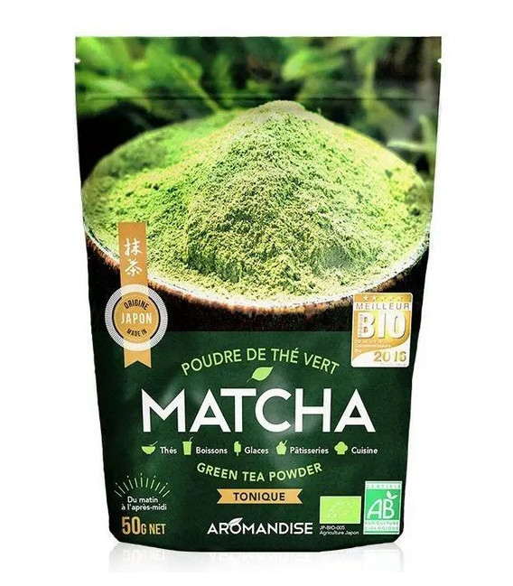 Poudre de thé vert bio japonais Matcha