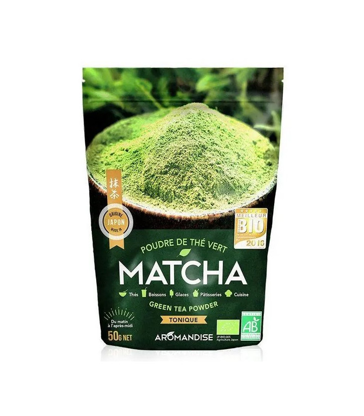 Poudre de thé vert bio japonais Matcha