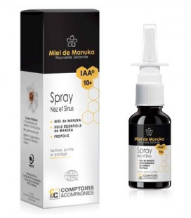 Spray nez et sinus certifié bio au miel de manuka IAA10+