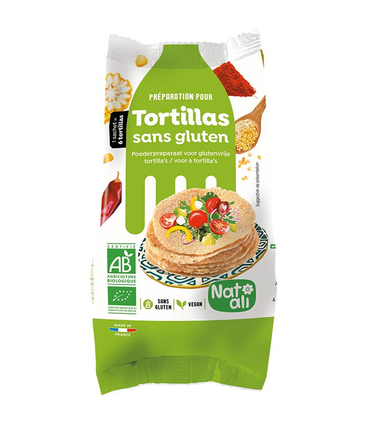 Préparation pour Crêpes, Gaufres et Pancakes bio & sans gluten