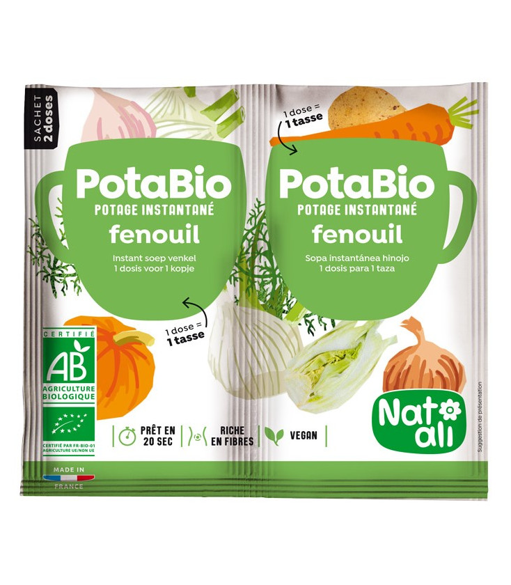 Potage instantané Potabio fenouil BIO