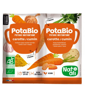 Potage instantané Potabio carottes cumin BIO