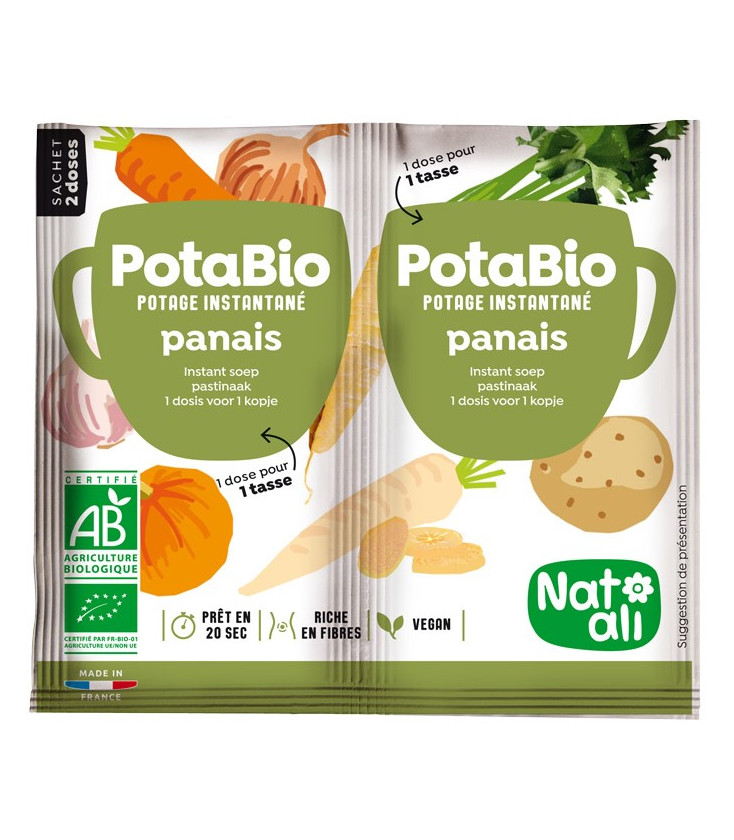 Potage instantané Potabio carottes cumin BIO