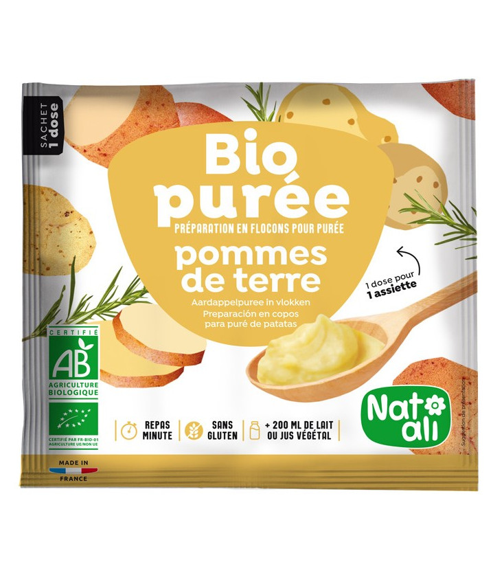 Préparation en poudre bio pour wraps - pains pita - naans bio & sans gluten