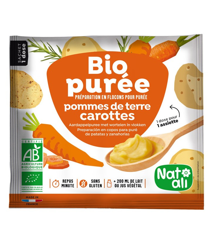 Purée Pommes de Terre - Carottes BIO