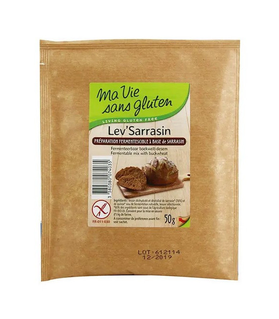 DATE PROCHE - Lev'sarrasin pour pains et pâtes levées Levain de sarrasin bio & sans gluten