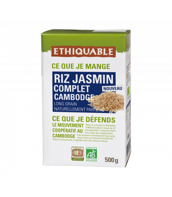 PROMO - Riz Jasmin Complet du Cambodge bio & équitable