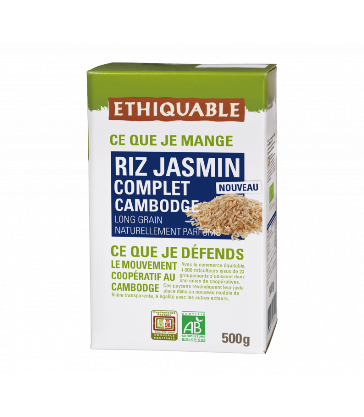 PROMO - Riz Jasmin Complet du Cambodge bio & équitable