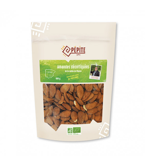 Amandes décortiquées bio